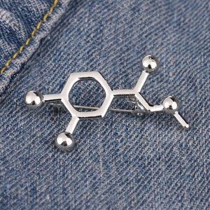 Adrenaline Molecule Pin